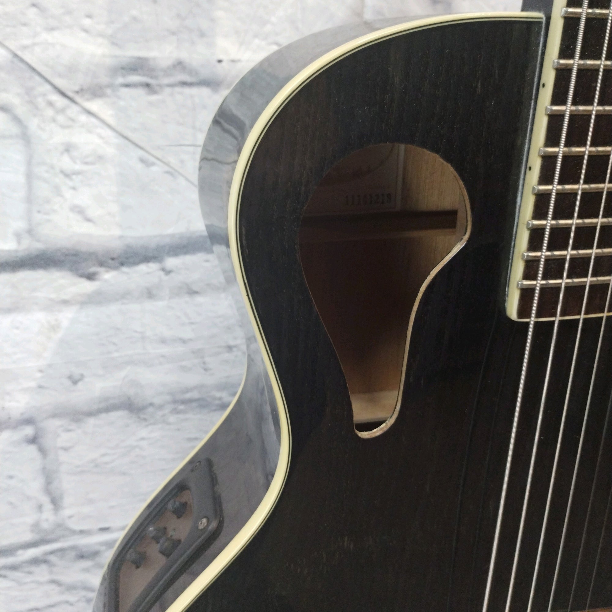 Olympia by Tacoma OMC-11CE6 Acoustic Guitar - Black