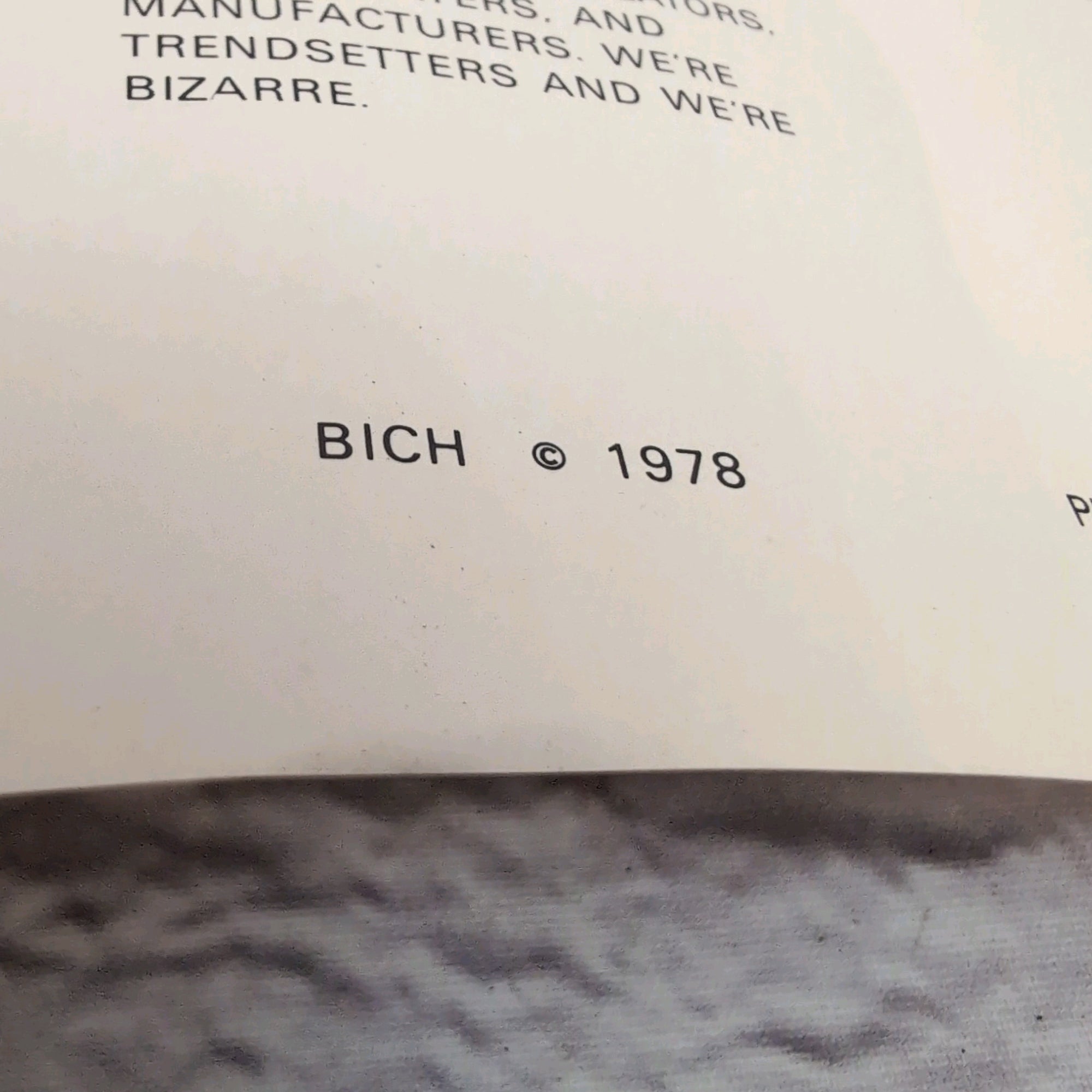 BC Rich 1978 Product Catalog Guitar Book