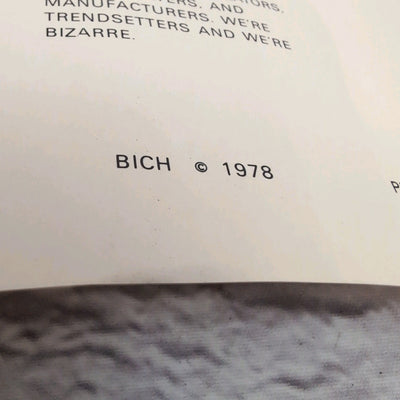 BC Rich 1978 Product Catalog Guitar Book