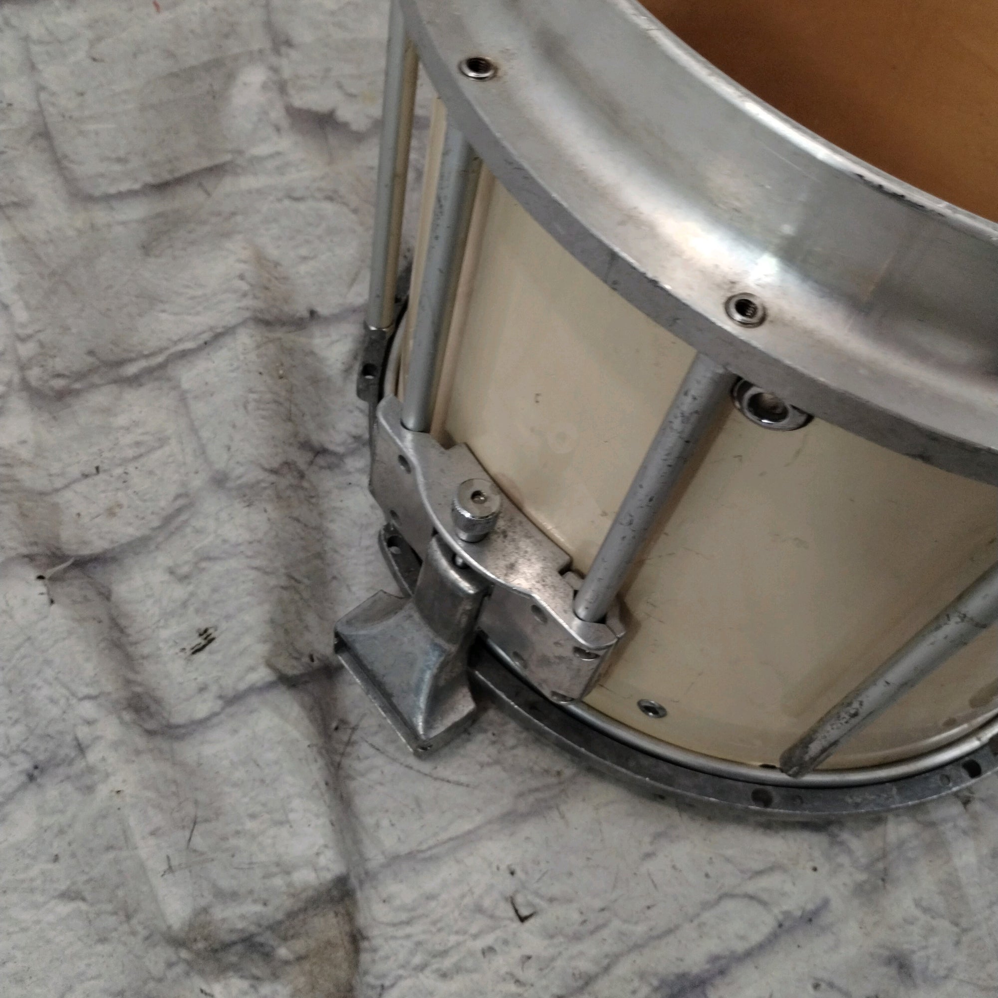 Pearl Ivory Marching Snare AS IS