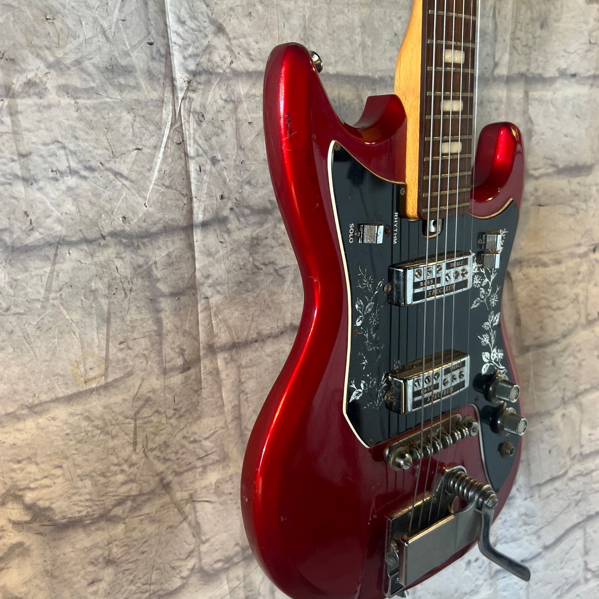 Teisco Vintage ET220 Spectrum Candy Apple Red Electric Guitar