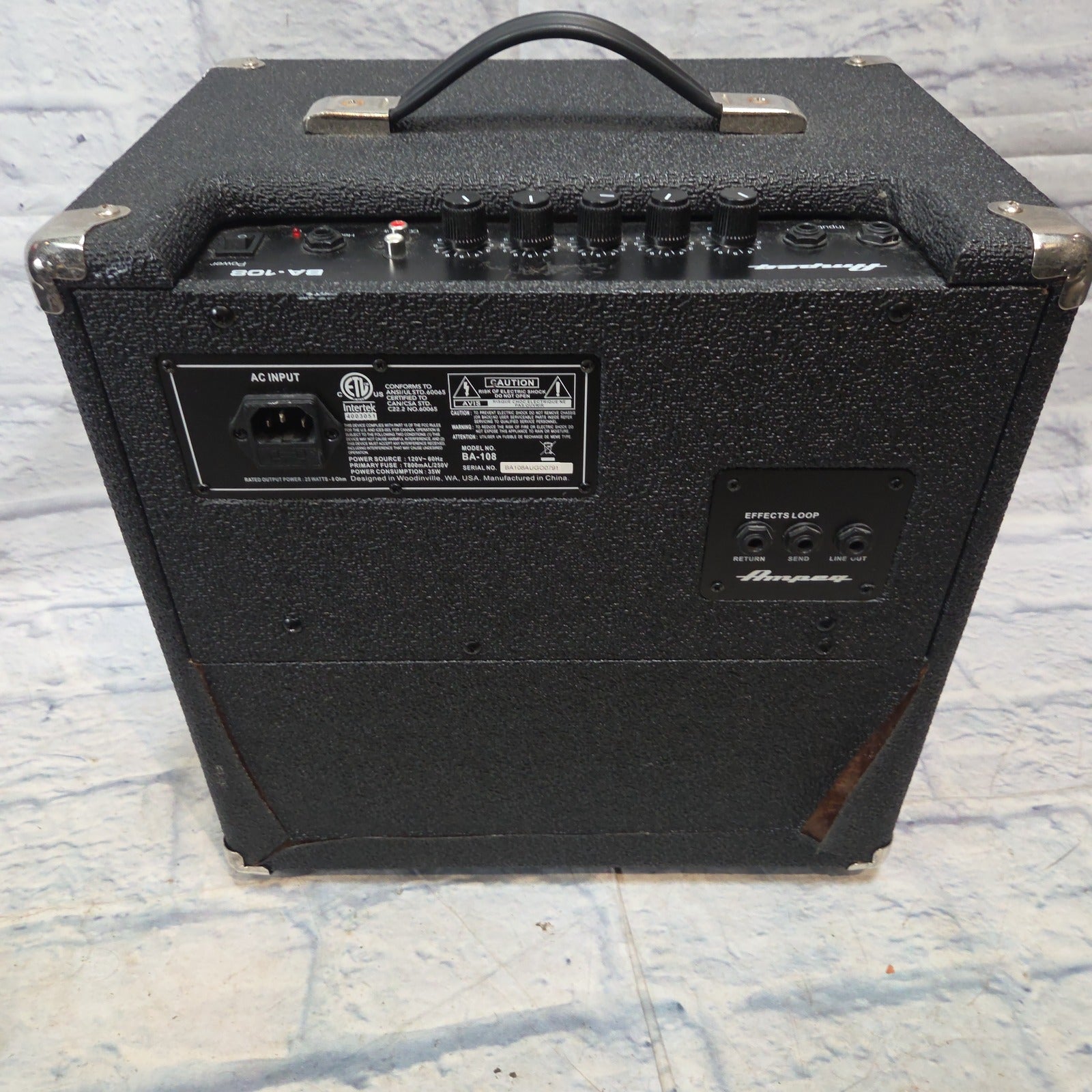 Ampeg BA-108 Bass Guitar Combo Amp