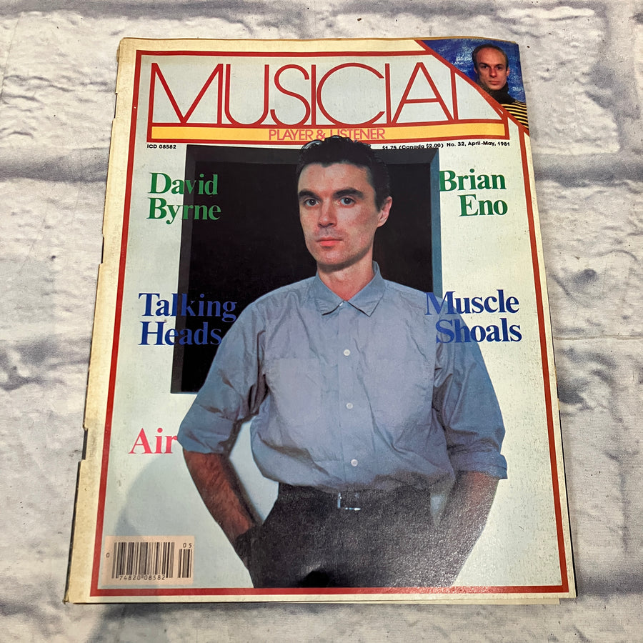 Musician April-May 1981 NO. 32 "David Byrne" - Vintage Magazine