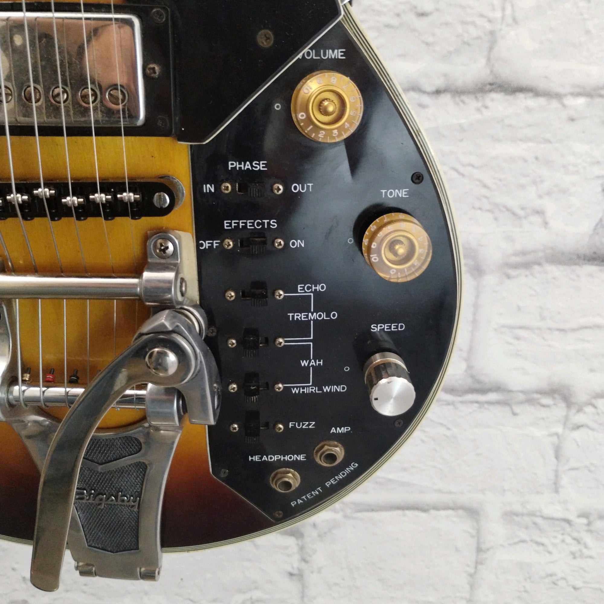 Univox / Kay Effector Vintage 1970's Electric Guitar w/ Built in Effects and Bigsby