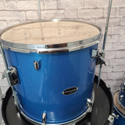 PDP Pacific Drums & Percussion Centerstage Drum Kit - Blue Sparkle - 22/16/14/12/10