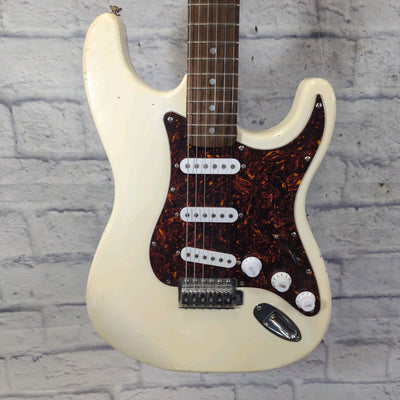 Crate Electra Strat Style White Electric Guitar