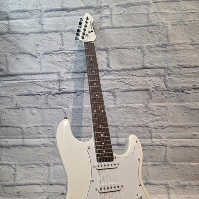 Rafferty Guitars White Strat Electric Guitar
