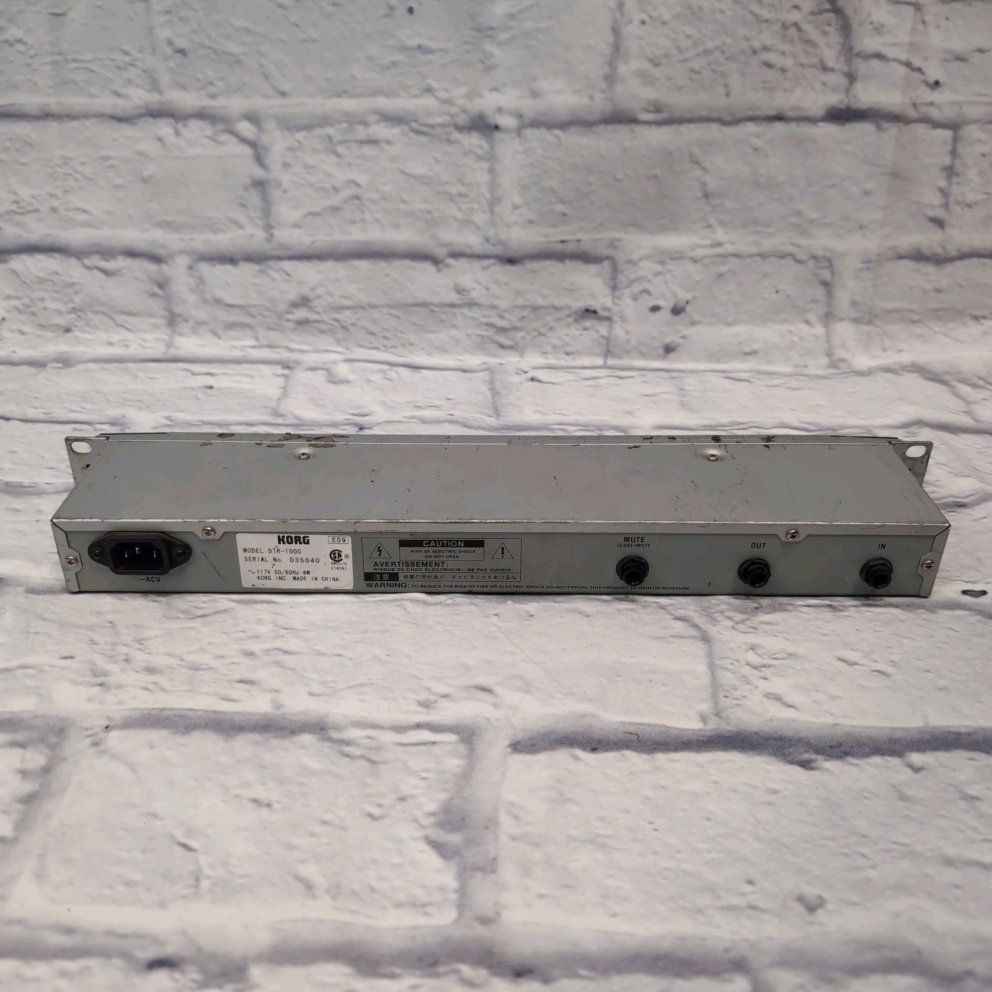 Korg DTR-1000 Rack Tuner