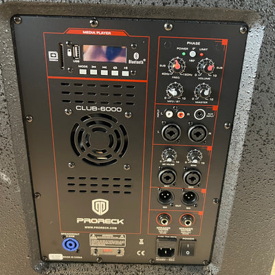 Proreck Club 6000 Series Subwoofer Pair