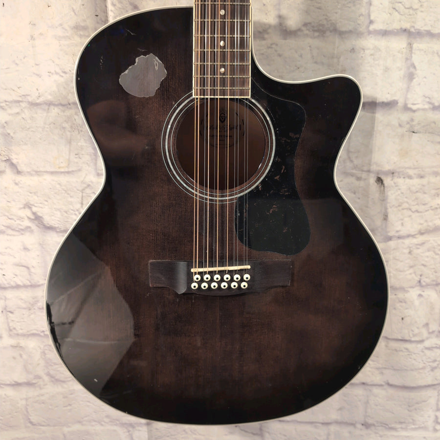 Guild F-2512CE Deluxe 12-string Trans Black Burst