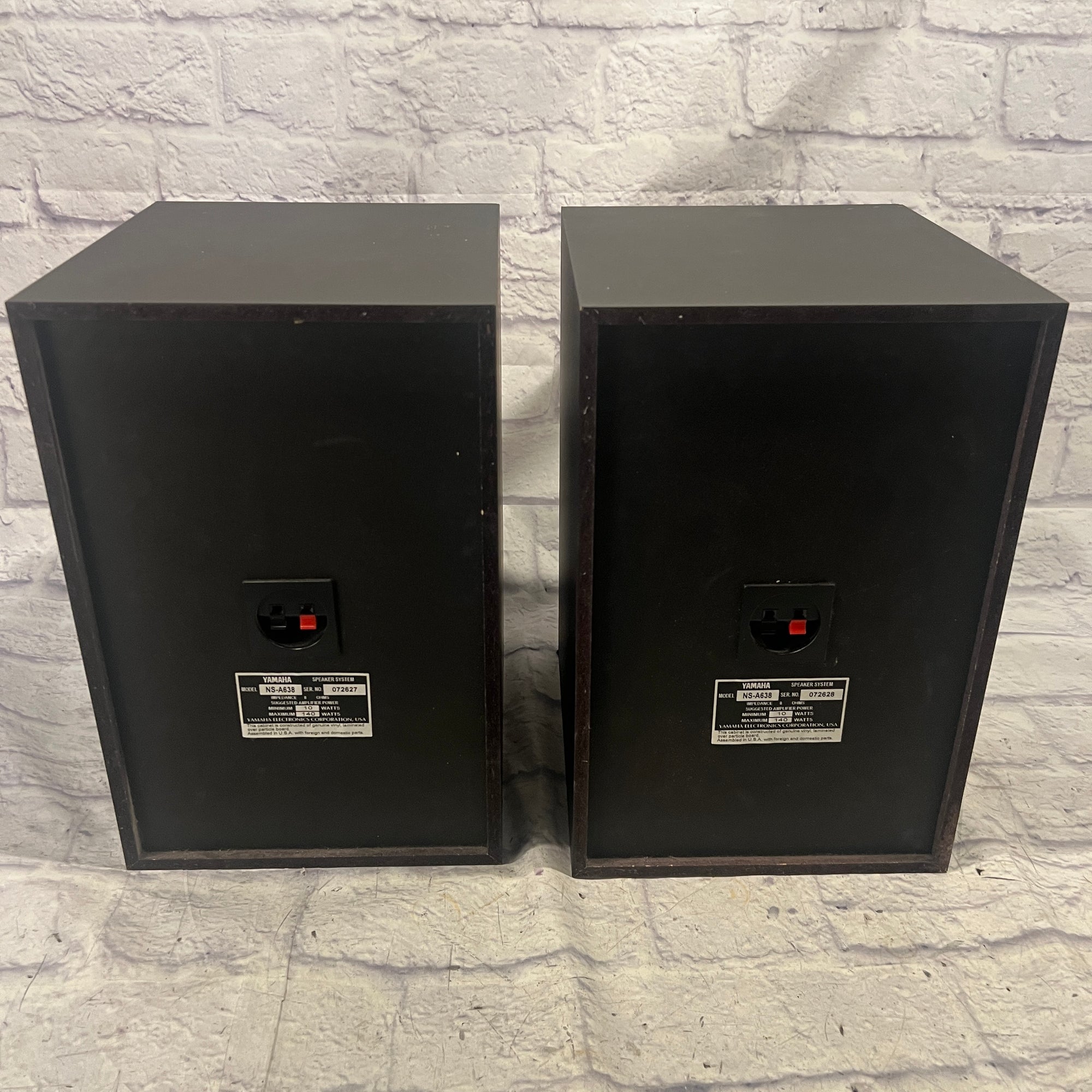 Yamaha NS-A638 3-Way Home Stereo Speaker Pair 8ohm 140 Watts