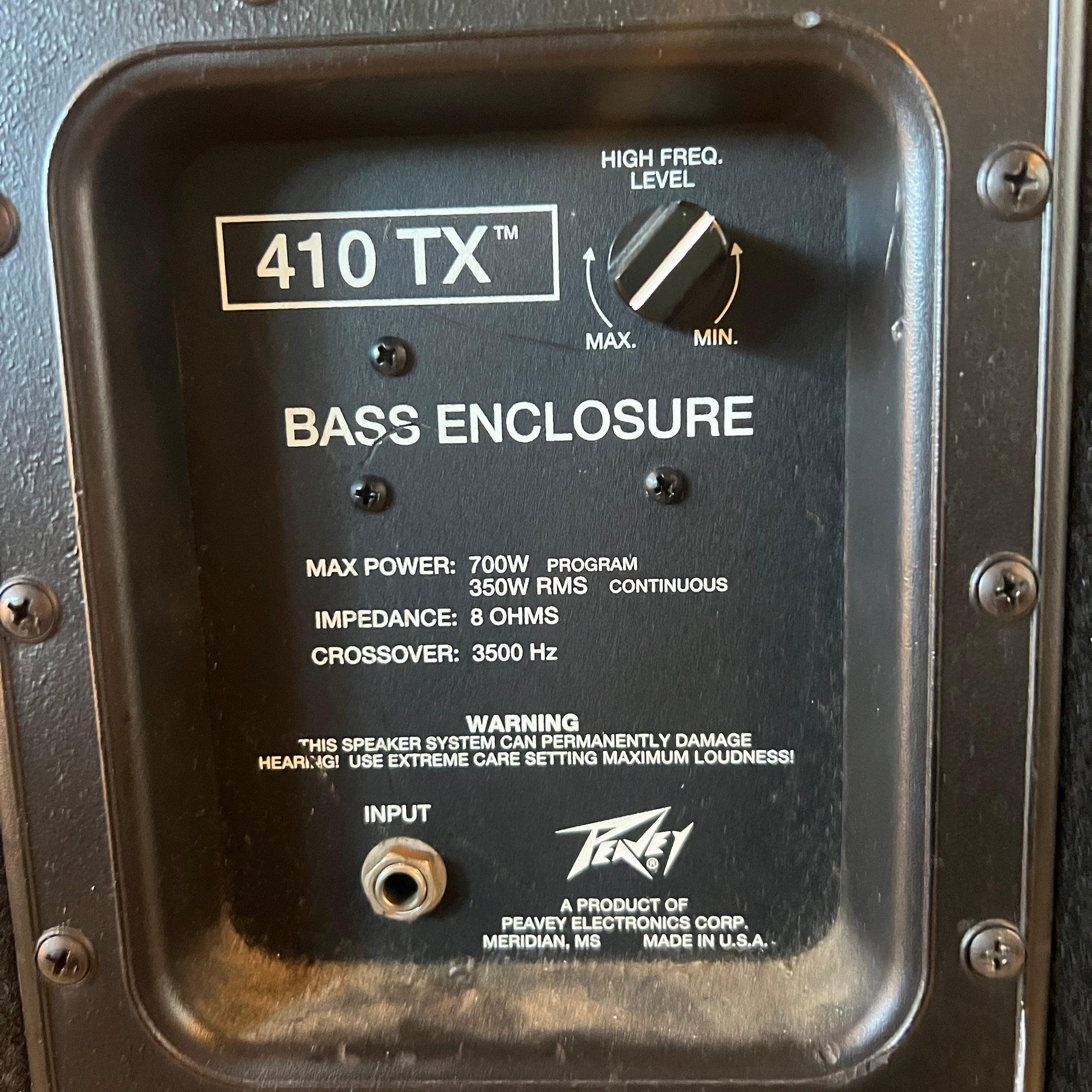 Peavey 410TX 4x10 Ported Bass Cabinet