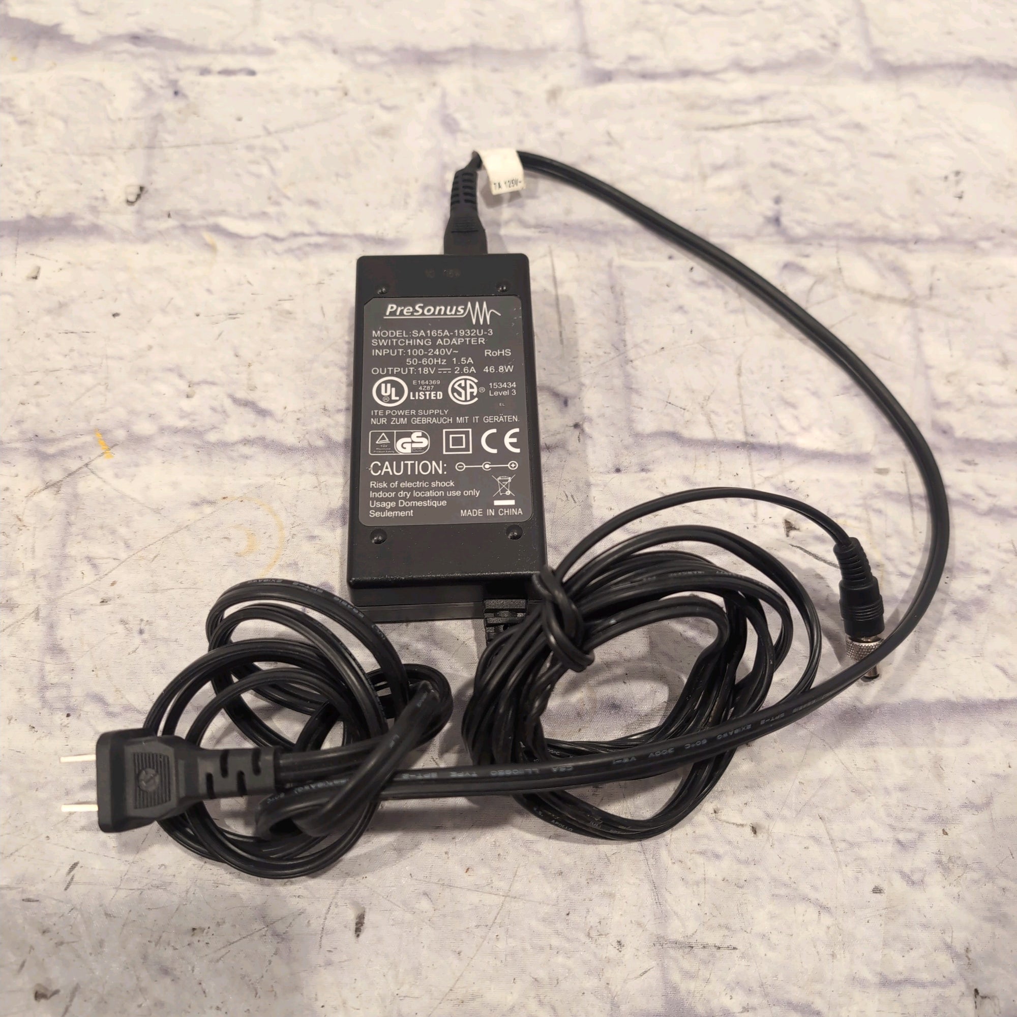 Presonus SA165A-1932U-3 Power Supply for Firestudio and Digimax