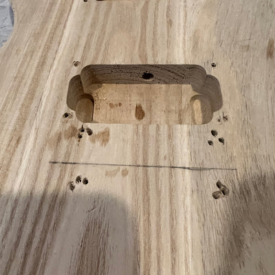 Unknown Unfinished LP Style Bolt-On Electric Guitar Body