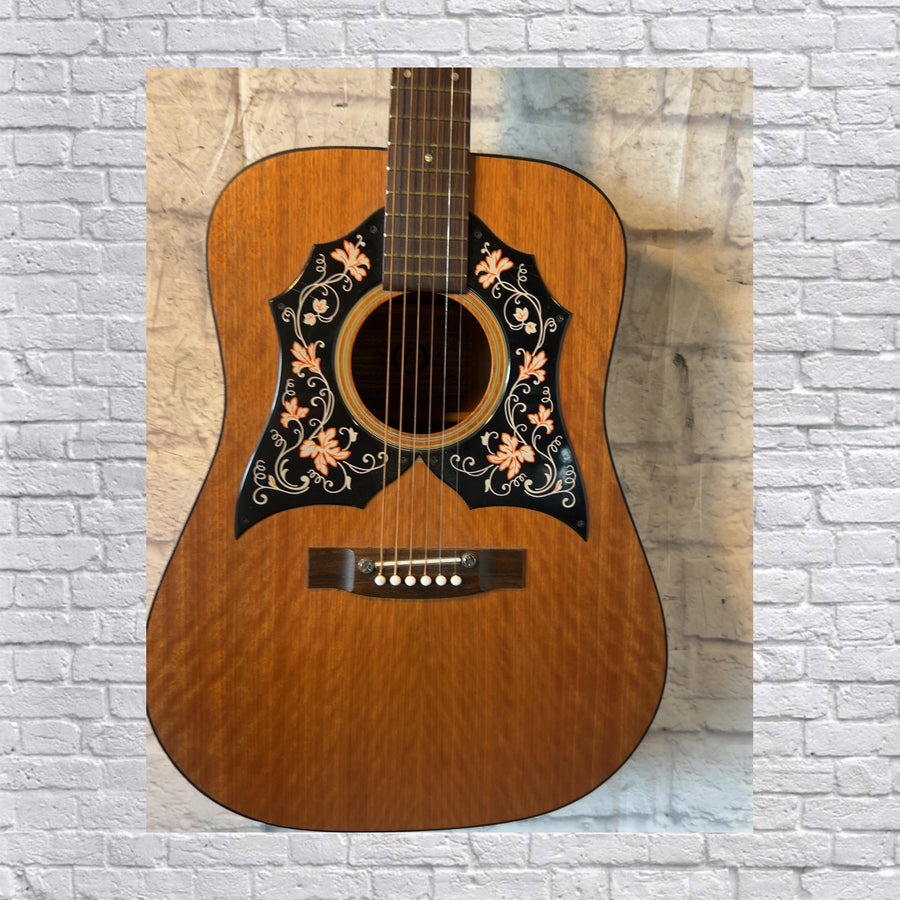 Kay KDG70 Hummingbird Headstock Crack Acoustic Guitar
