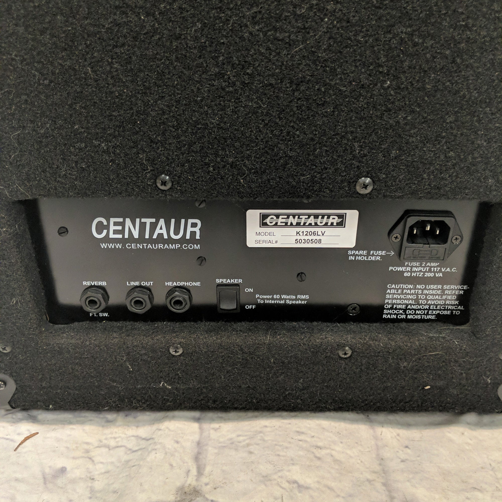 Centaur K1206LV Keyboard Amp