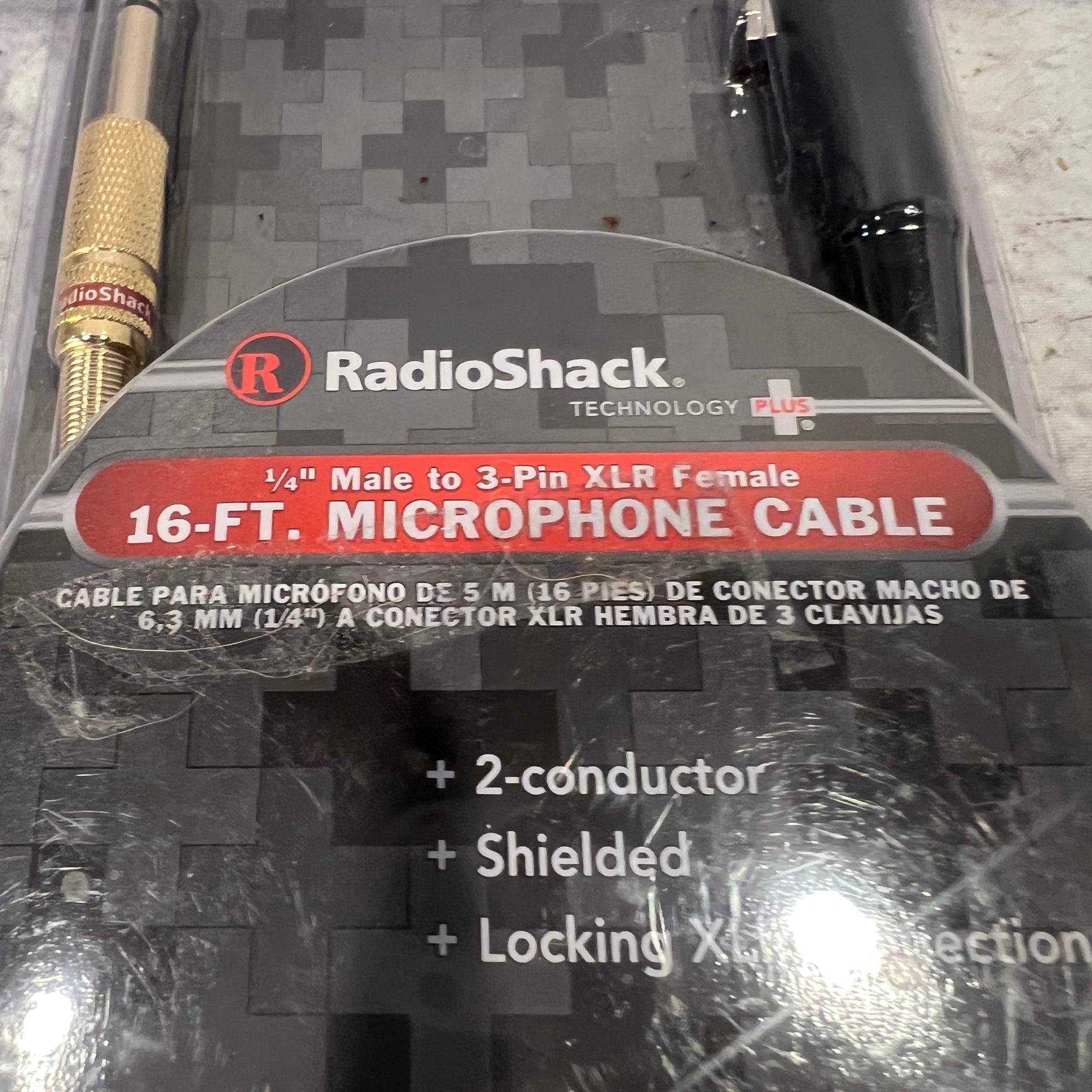 Radio Shack 15' XLR - 1/4" Cable