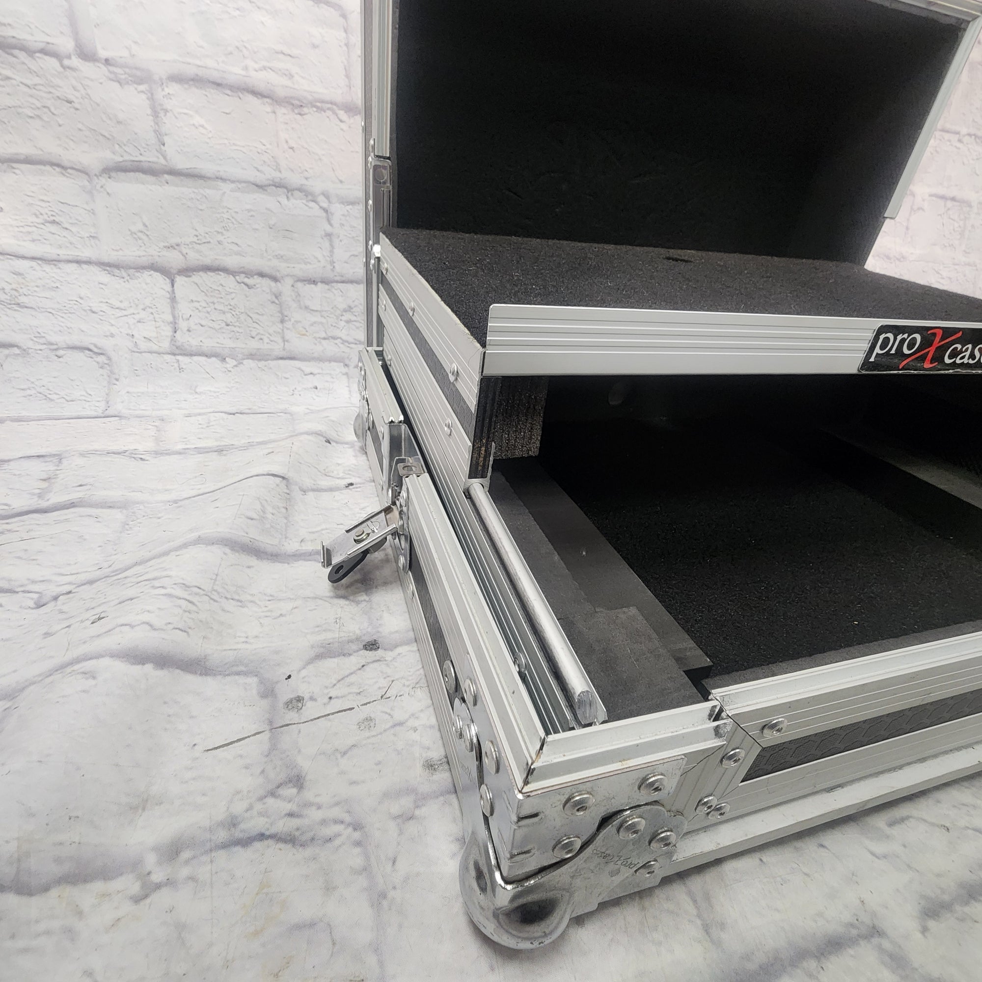 ProX XS-M12LT 12' DJ Mixer Flight Case With Laptop Shelf DJ Case