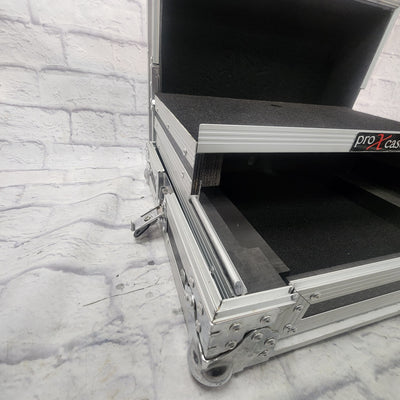 ProX XS-M12LT 12' DJ Mixer Flight Case With Laptop Shelf DJ Case