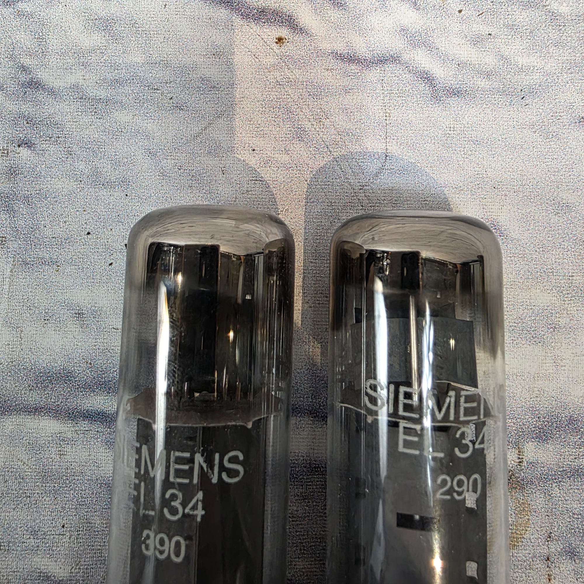 Siemens EL34 390 Tube Pair Amplifier Tubes