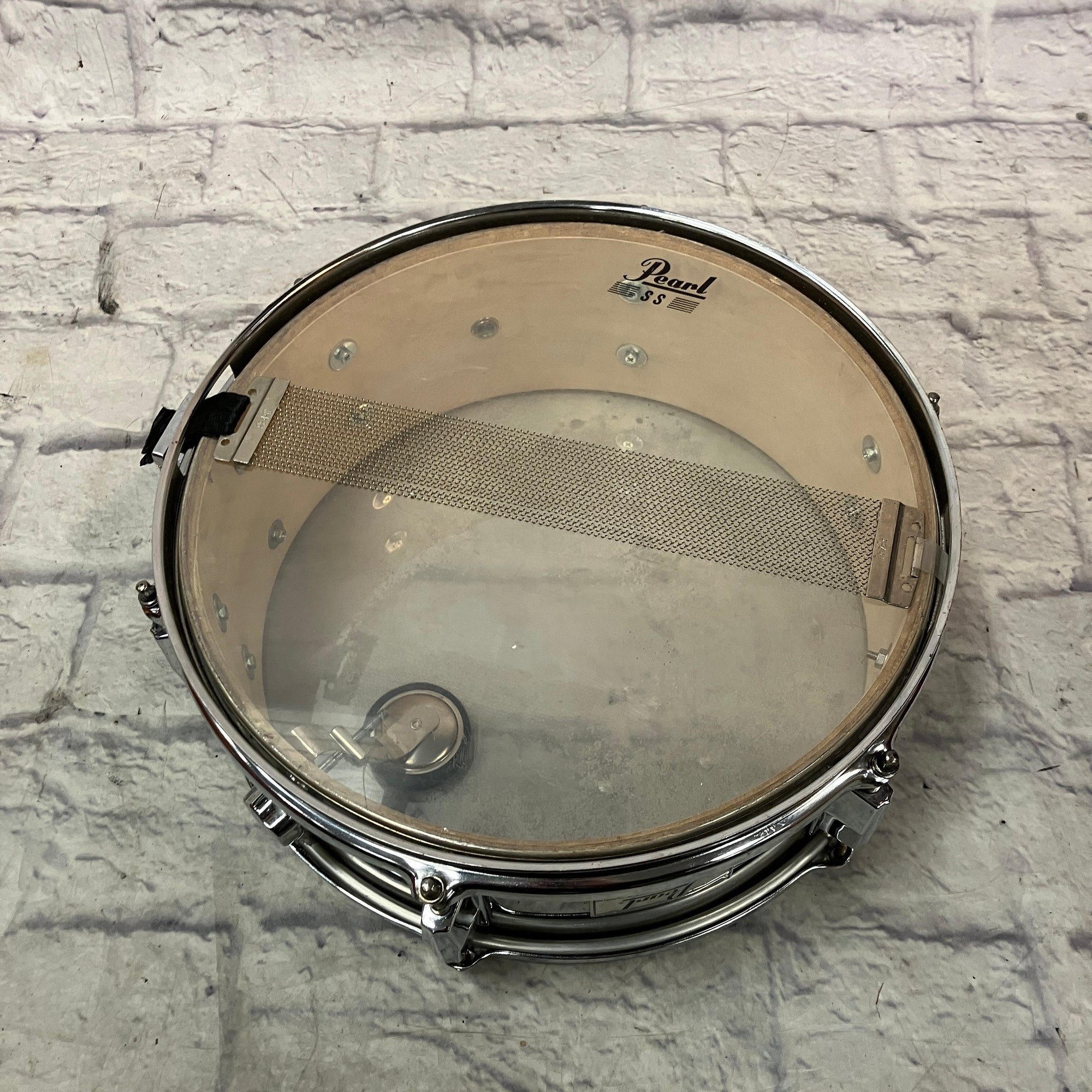 Vintage 80s Pearl Silver 13 Inch Snare