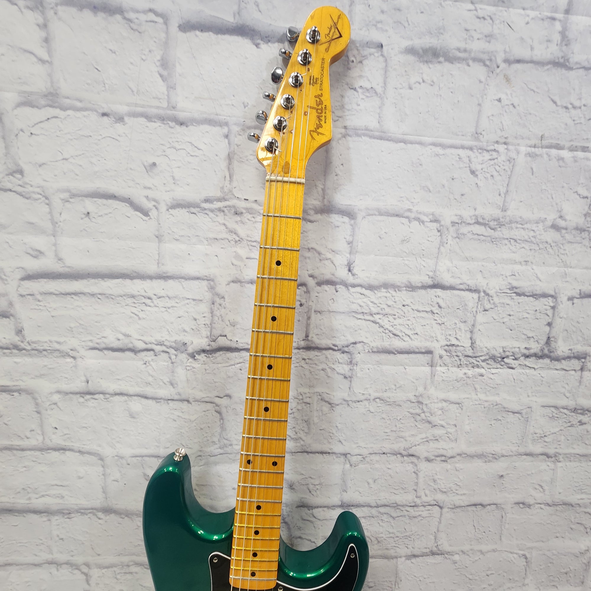 Unknown Partscaster Strat Emerald Green Electric Guitar
