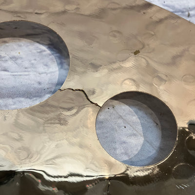 Meinl 18" Classics Custom Trash Crash Cymbal CRACKED