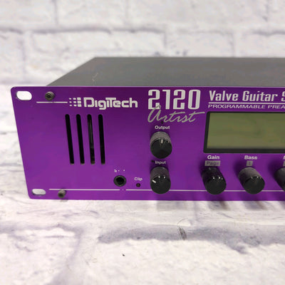 Digitech 2120 Artist Valve Guitar System VGS Rack Multi Effect Processor Amp w/Pedal