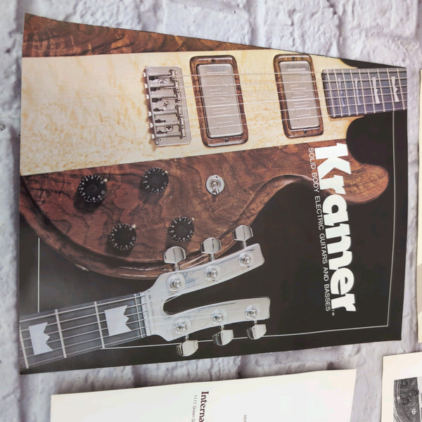 Kramer 1978 Product Catalog Guitar Book Evolution Music
