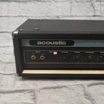 Acoustic 220 Bass Head Amplifier