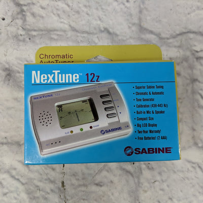 Sabine NexTune 12Z Chromatic Tuner - Silver