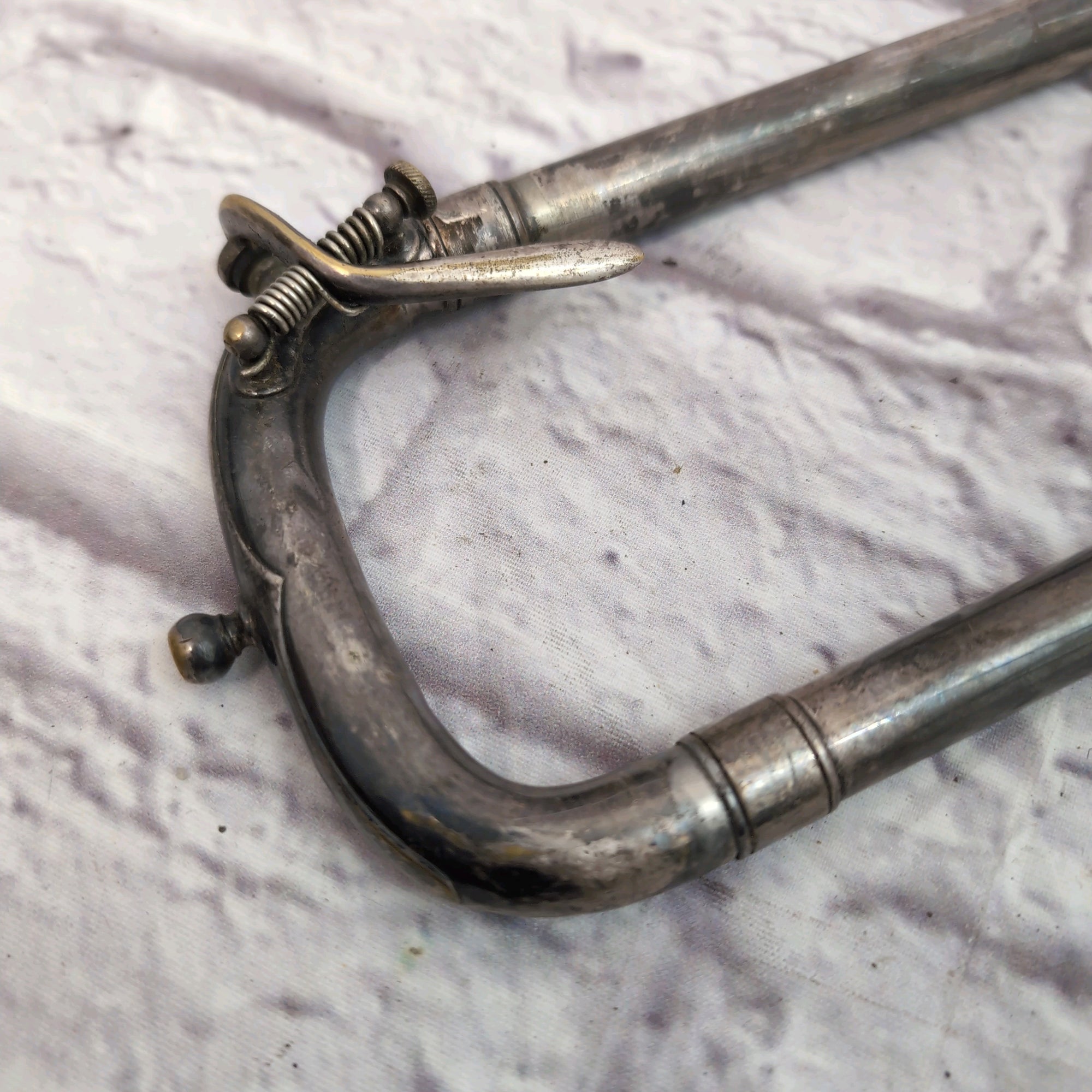 Vintage The Martin Instrument Co. Elkhart Ind. Trombone 1914 Silver