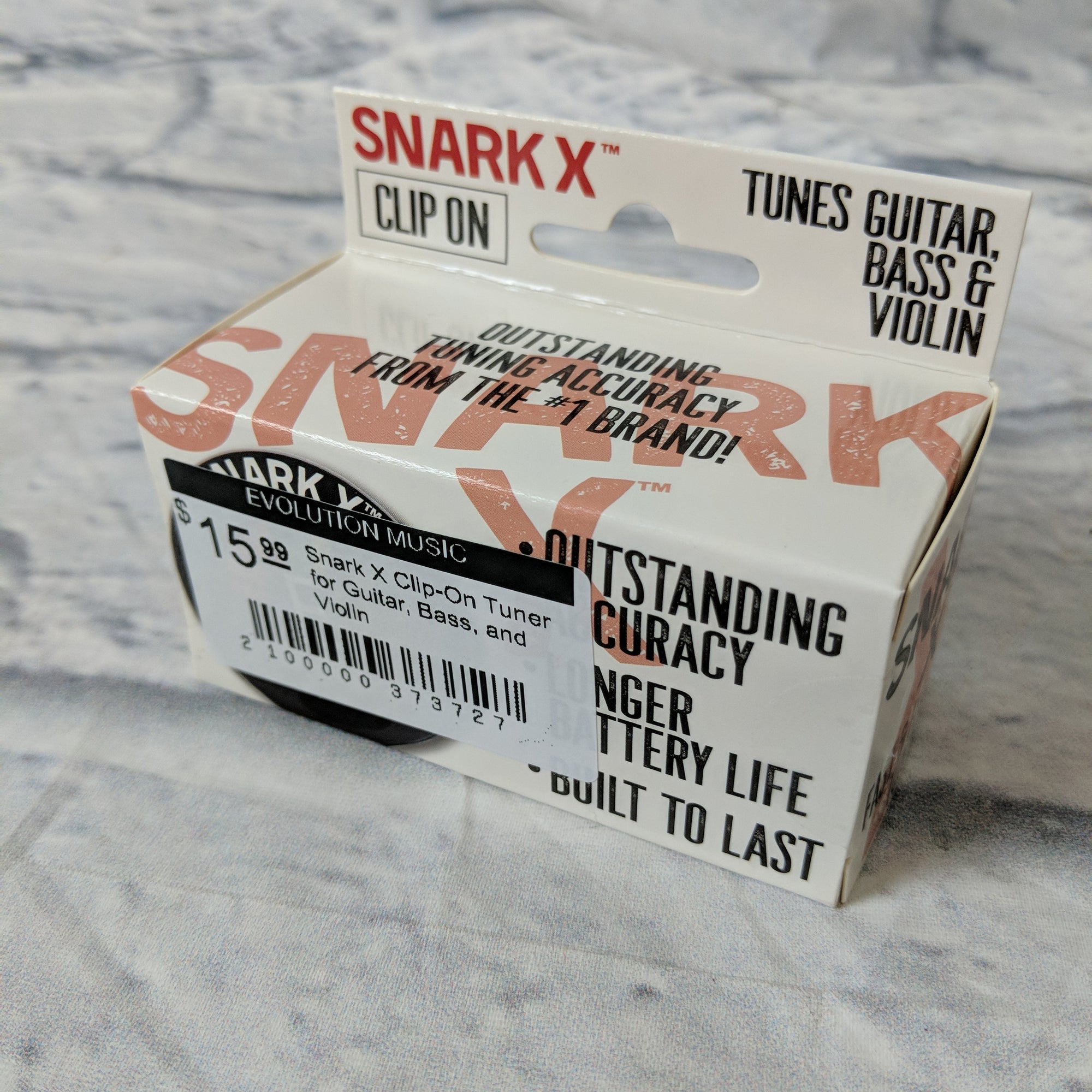 Snark X Clip-On Tuner for Guitar, Bass, and Violin