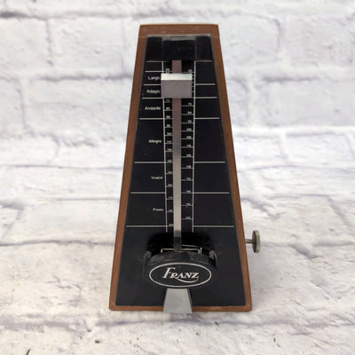 Franz Keywound Metronome with Floating Mechanism Solid Walnut