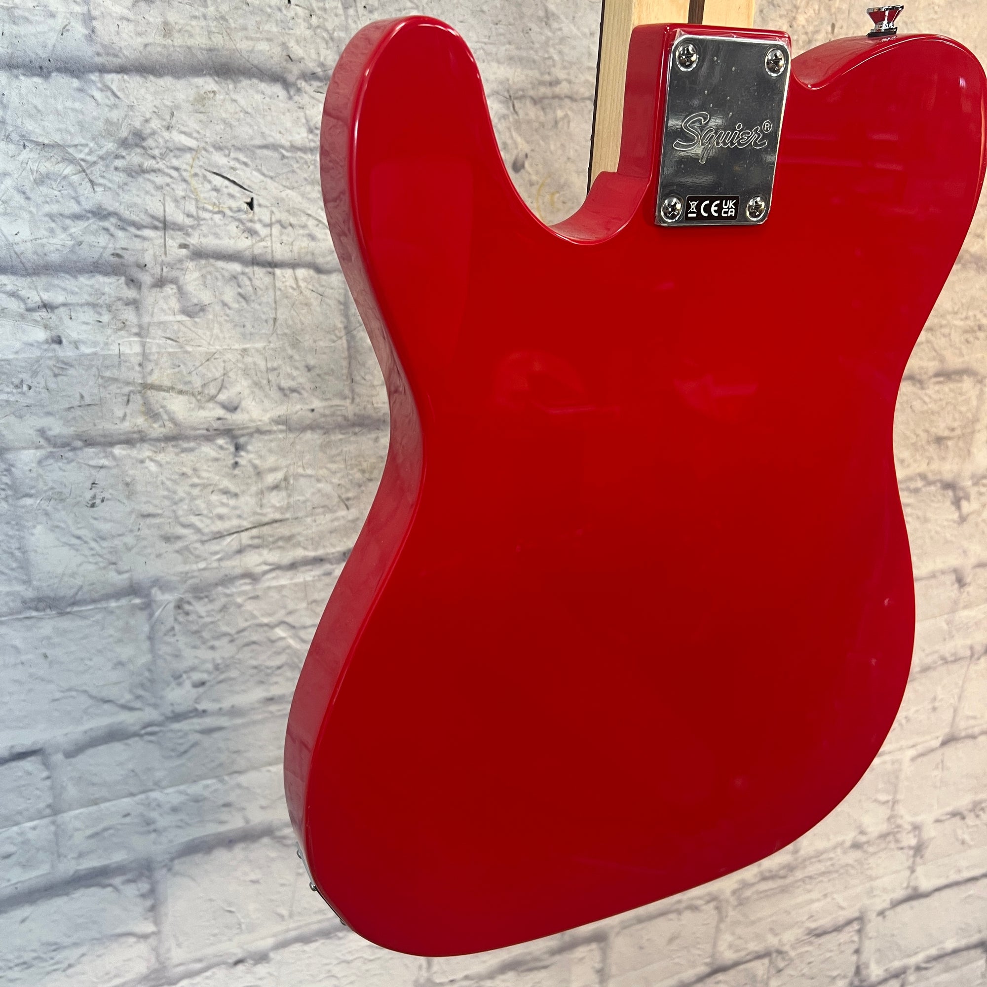 Squier Sonic Telecaster Red with White Pearl Pickguard Electric Guitar