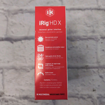 IK Multimedia iRig HD X Guitar Interface
