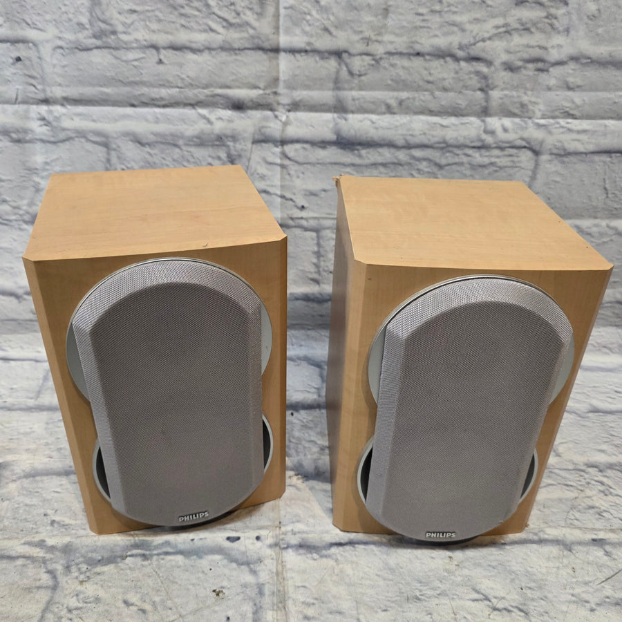 Philips Unknown Bookshelf Speakers With Speaker Wire