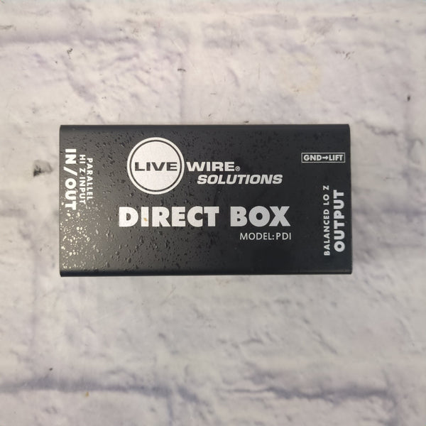 Livewire PDI Direct Box Audio Interface Evolution Music