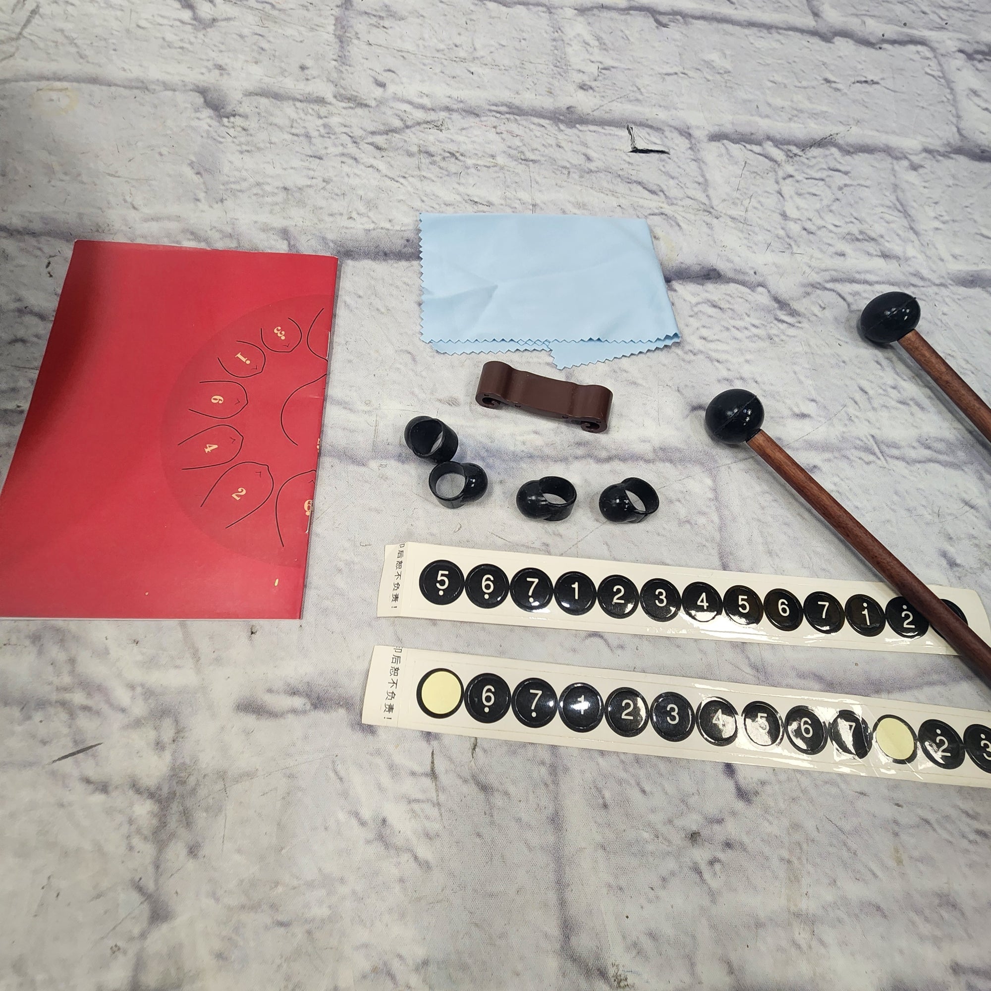 Unknown Steel Tongue Drum with Bag and Mallets