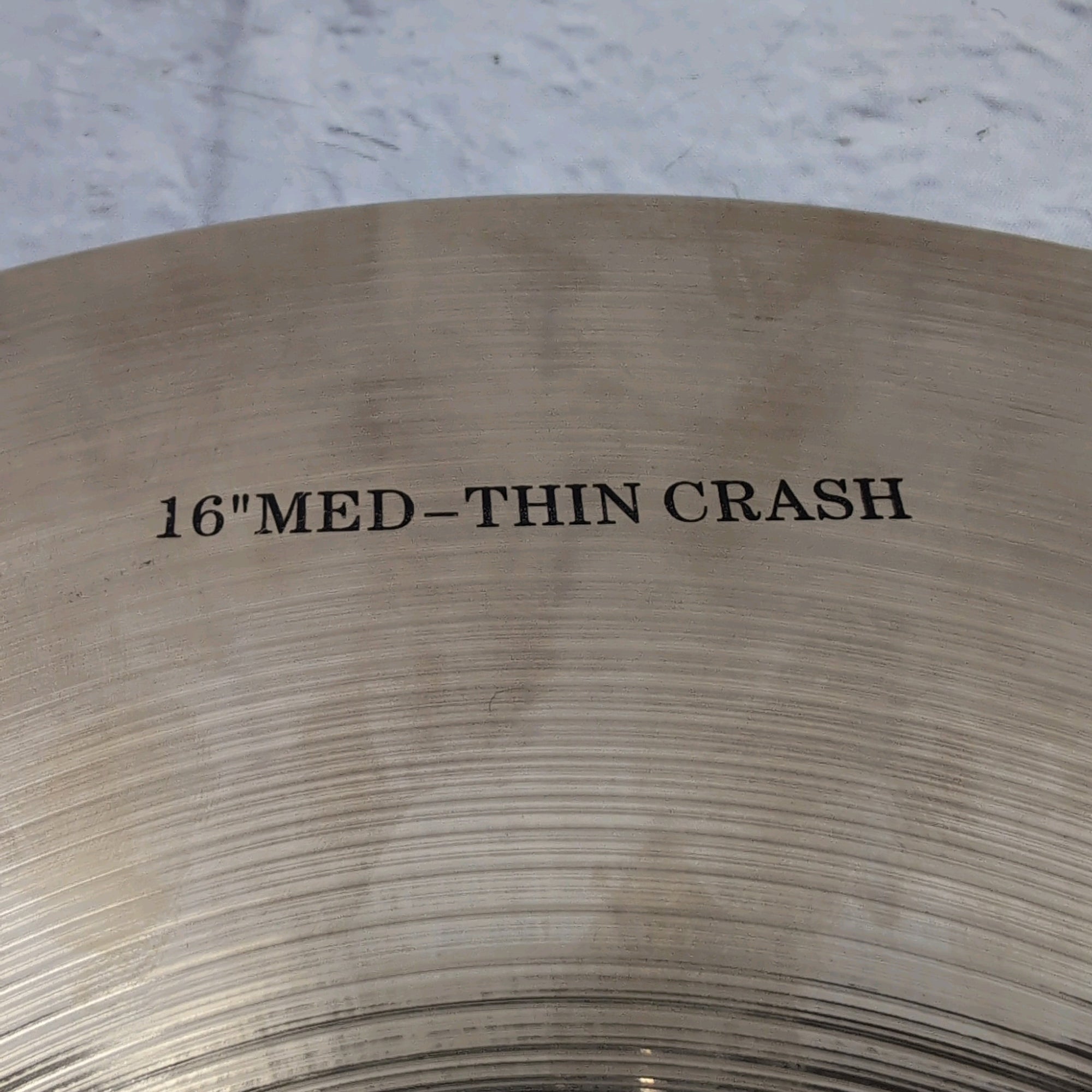 Wuhan 16" Medium Thin Crash Cymbal