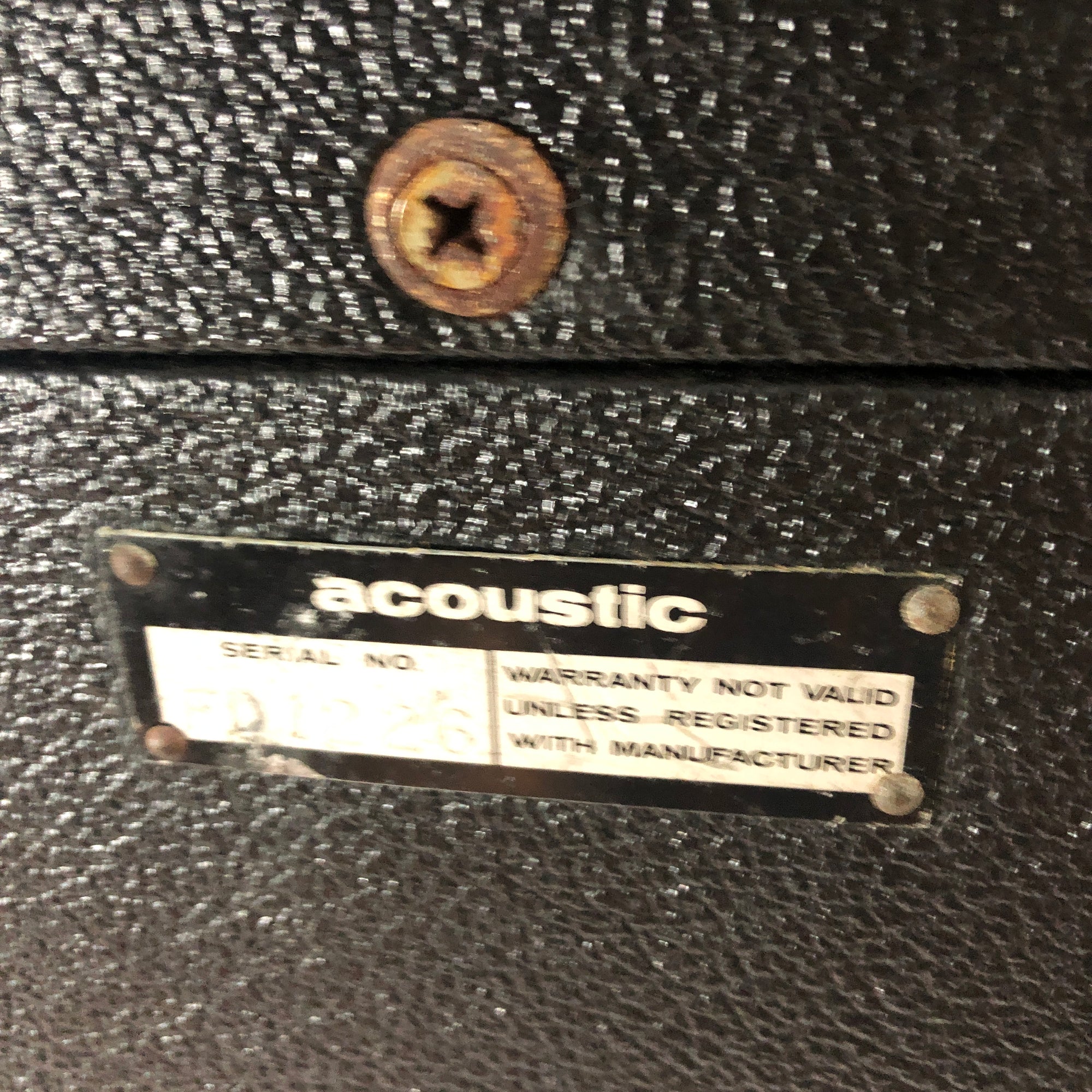 Vintage Acoustic 4x12 Bass Cabinet