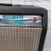 Vintage Fender Musicmaster Bass 2-Channel 12-Watt 1x12" Bass Combo 1970s - Silverface