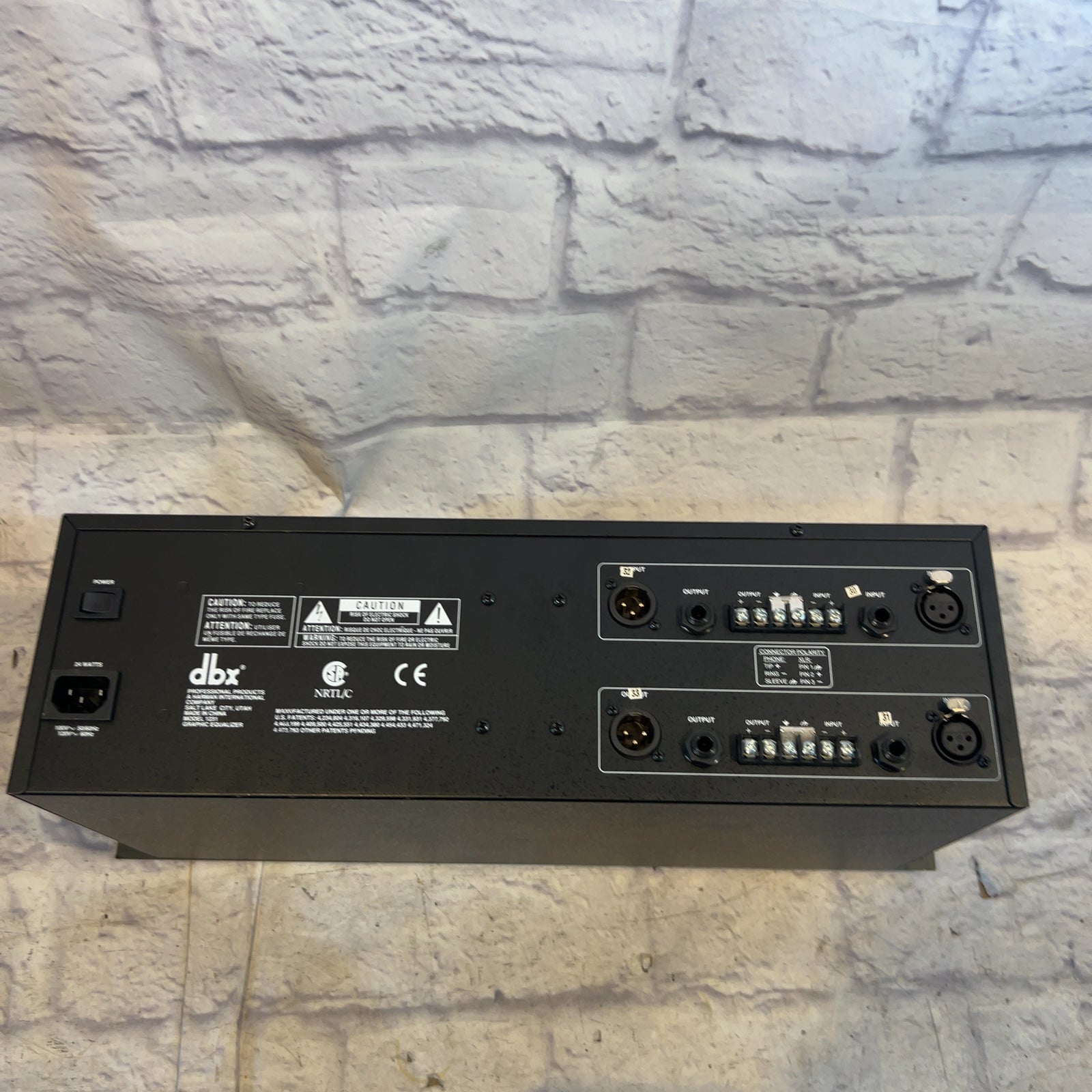 DBX 1231 Dual Equalizer Rack EQ