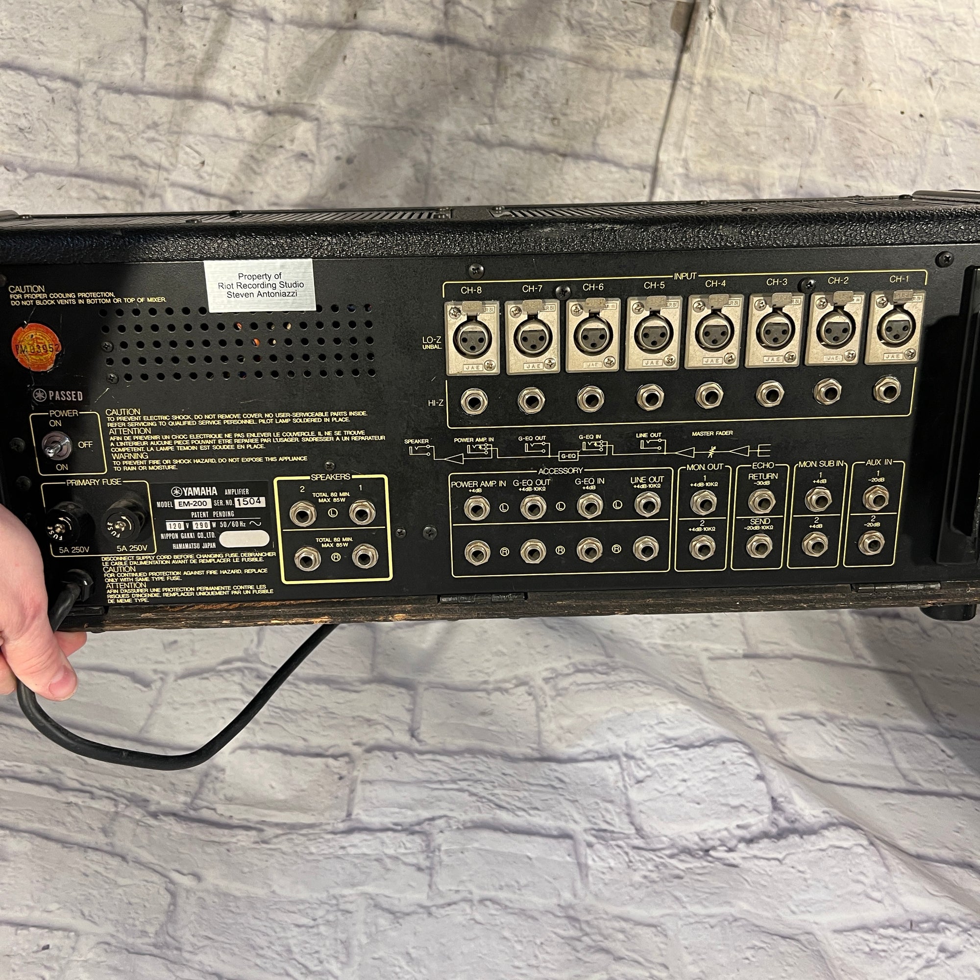 Yamaha EM200B Mixer Japan