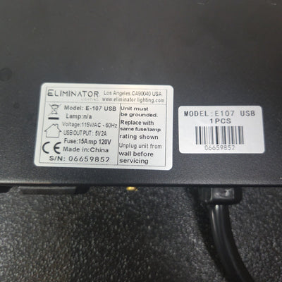 Eliminator Lighting E-107 USB Power Conditioner