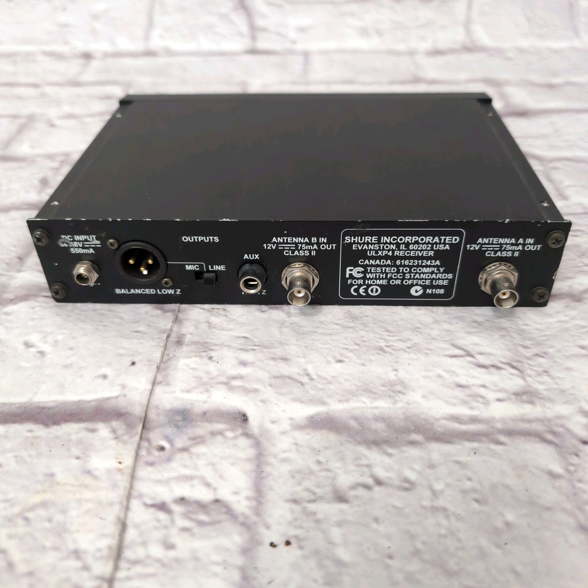 Shure ULXP4 Wireless Receiver 554-590MHz J1