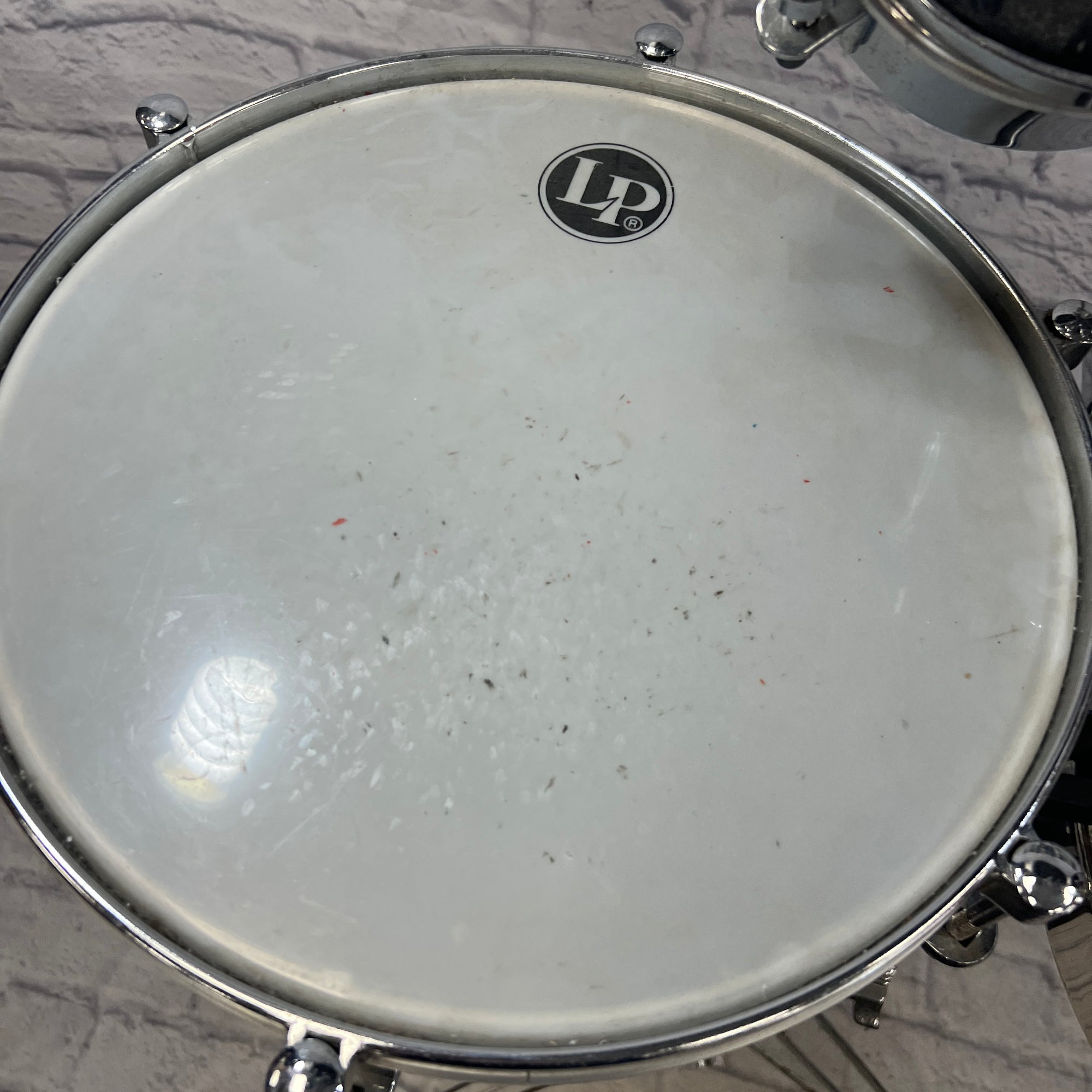 LP Latin Percussion Tito Puente Timbale Set with Stand and Clamp