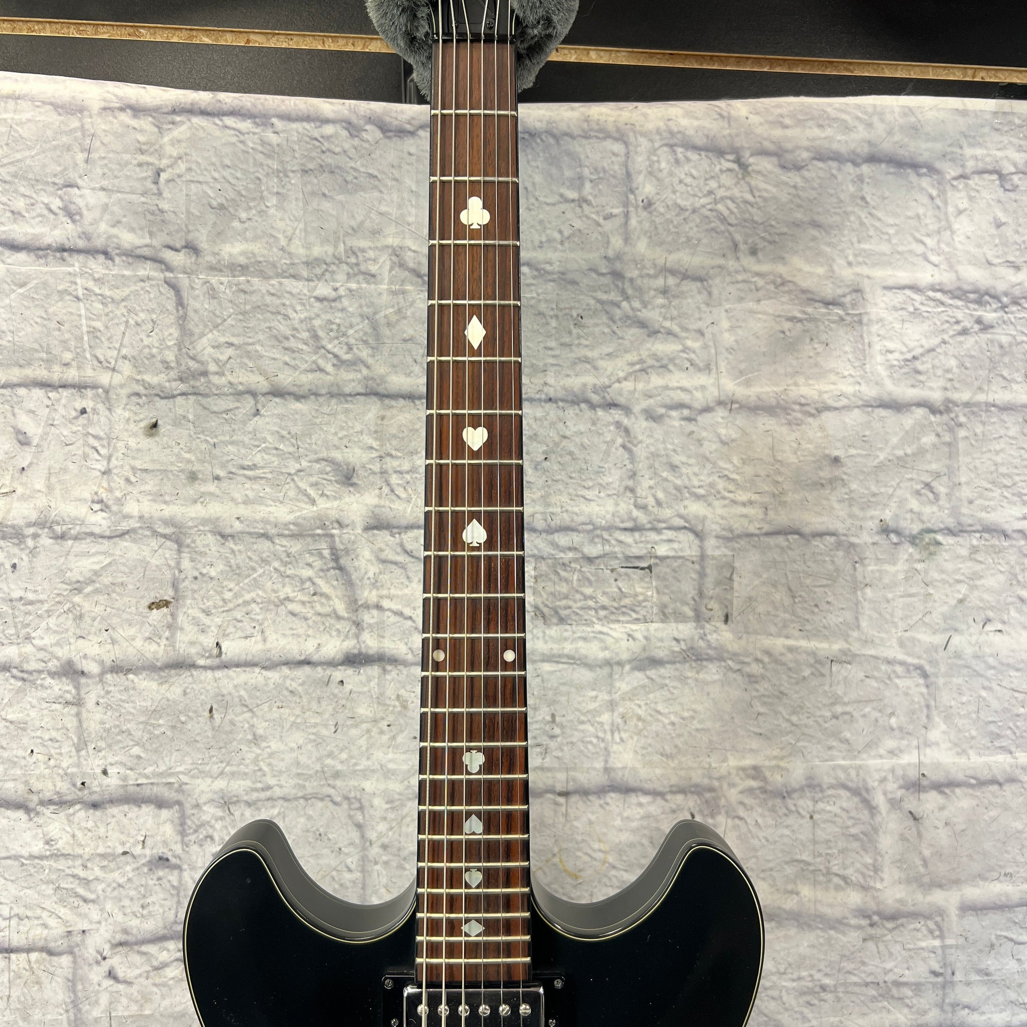Ibanez AS73B-BKF-12-03 Artcore Semi Hollow with Card Suit Inlays