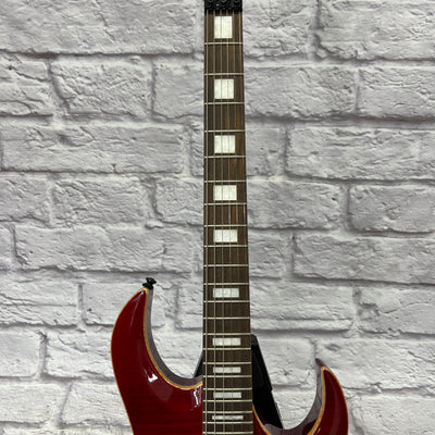 Dean MAB3 Michael Batio Flame Top Trans Red