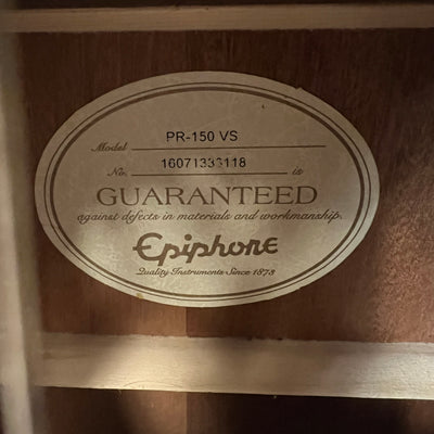 Epiphone PR-150 VS Dreadnaught Acoustic Guitar